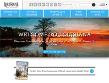 Tablet Screenshot of louisianatravel.de